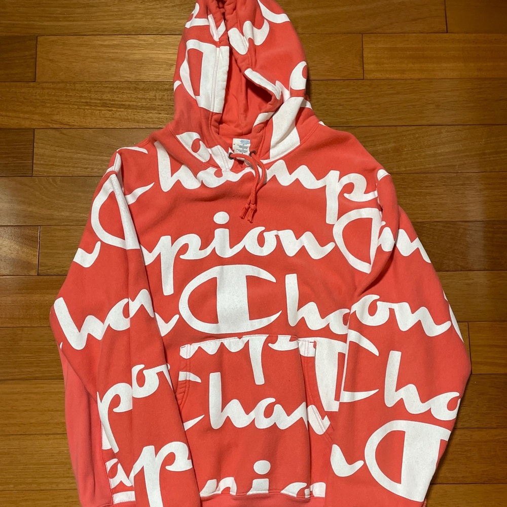 Champion Reverse Weave Hoodie Sweatshirt Sweat Shirt All Over Print